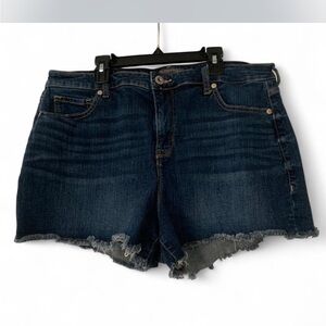 Dark denim Torrid Dark Blue Jean Shorts with pockets size 14